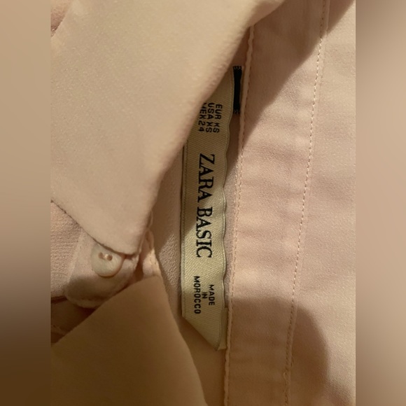 Semi Sheer Pink Blouse - Picture 3 of 3